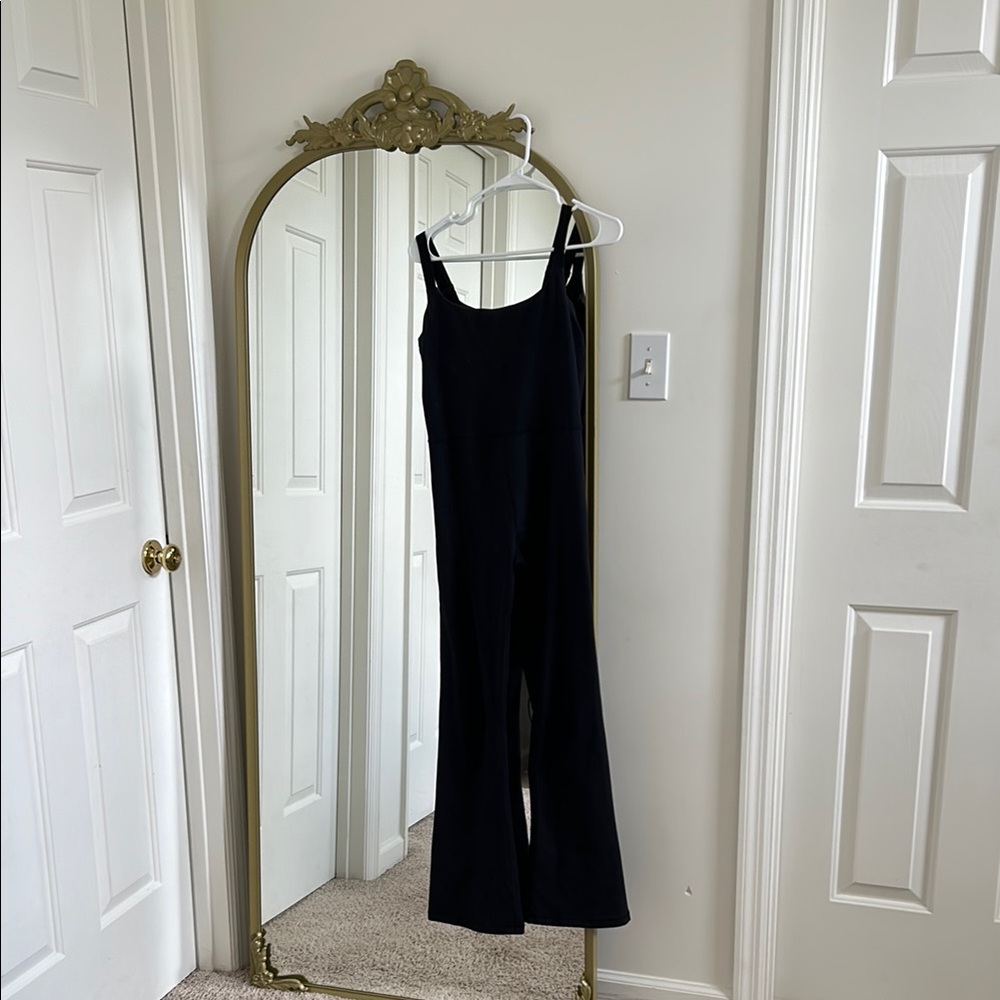 Aerie Black Boot Cut The Hugger Jumpsuit